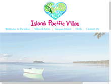 Tablet Screenshot of islandpacificvillas.com